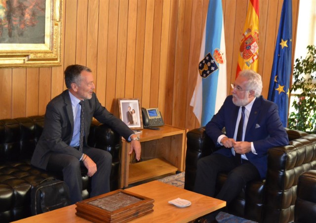 Visita institucional do presidente do CES ao Parlamento de Galicia